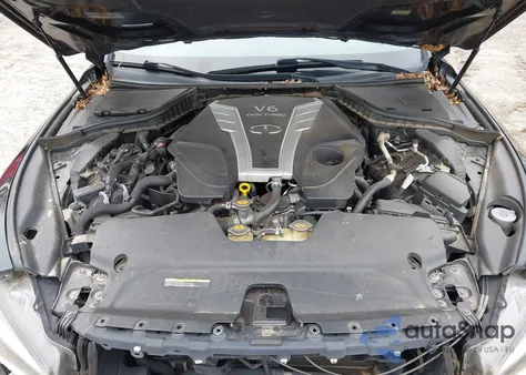 2018 Infiniti Q50 3.0T Luxe z USA, uszkodzony, nr VIN JN1EV7AR2JM432714